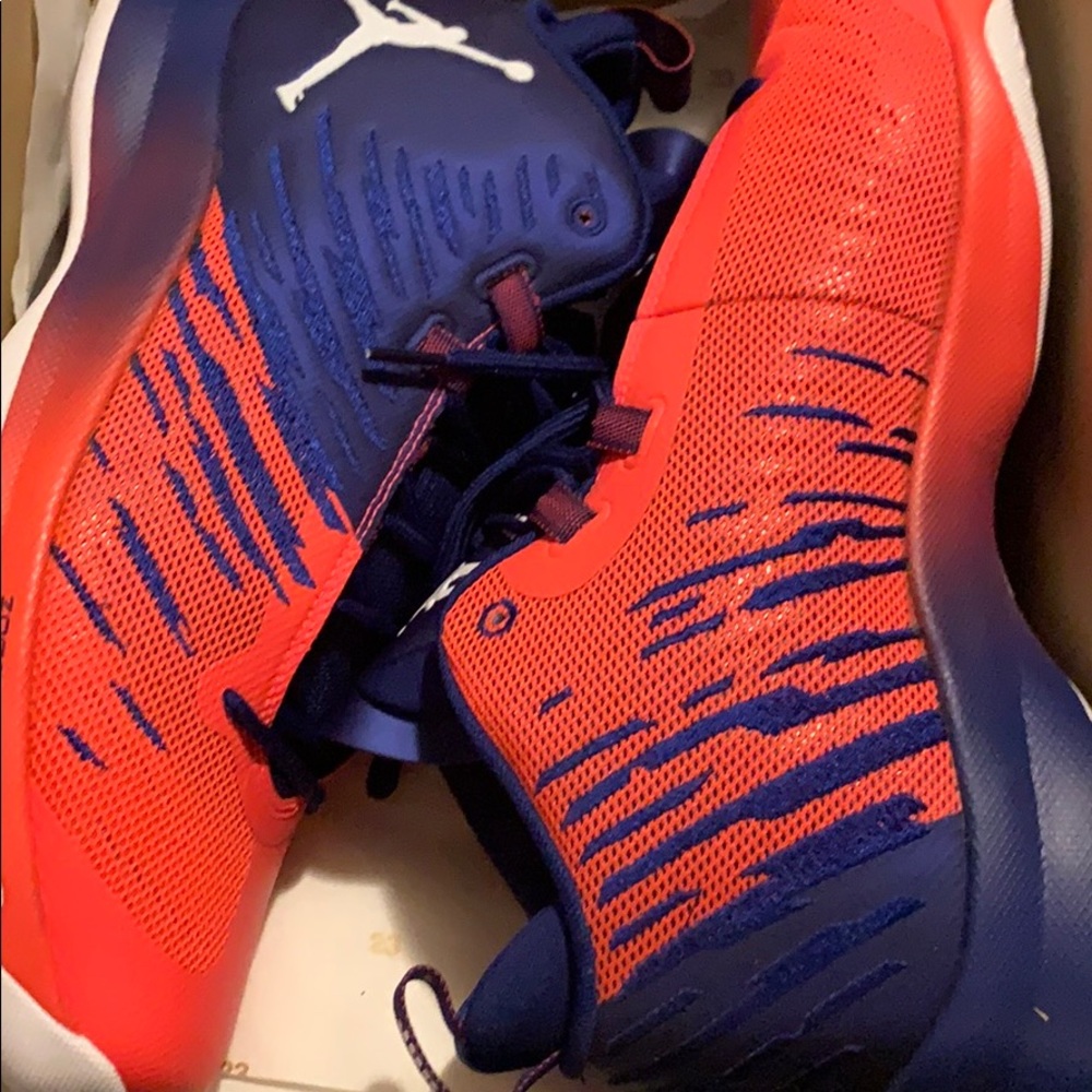 Blue and orange Jordan’s brand new never worn